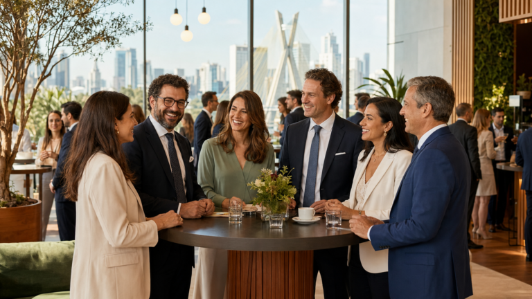 Profissionais reunidos na Italian Week 2026 em São Paulo
